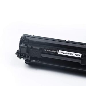 DIGITONER Compatible High Yield Toner Cartridge for HP CF283X Canon CRG137 Toner Cartridge – HP 283X Canon 137 High Yield Toner Cartridge Replacement for HP Laser Printer – Black [10 Pack]