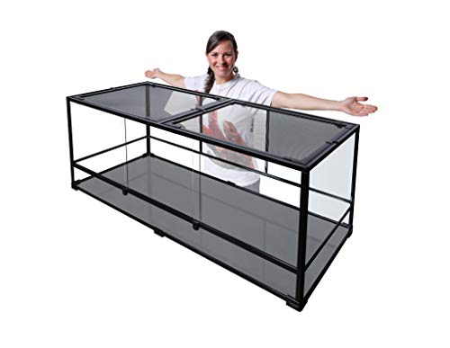 Carolina Custom Cages Terrarium, Tall Extra-Extra-Long Deep 60Lx24Wx24H; Easy Assembly