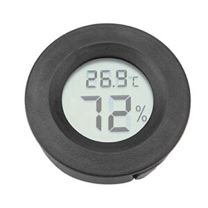 mini digital hygrometer gauge, digital reptile gauge with large backlight lcd display for indoor outdoor humidifiers greenhouse basement