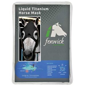 Fenwick Liquid Titanium Therapeutic Horse Mask - Medium - Grey