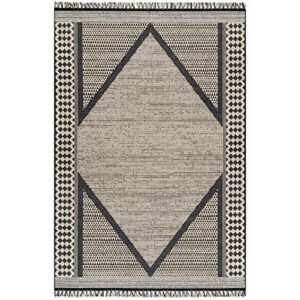 nuLOOM Nicole Modern Diamond Indoor/Outdoor Area Rug, 5' 3" x 7' 7", Grey