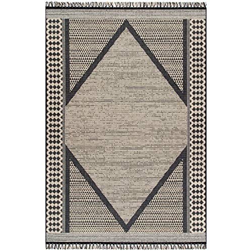 nuLOOM Nicole Modern Diamond Indoor/Outdoor Area Rug, 5' 3" x 7' 7", Grey