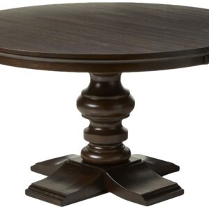 Best Quality Furniture Dining Round Table (Single) Wood, Cappuccino