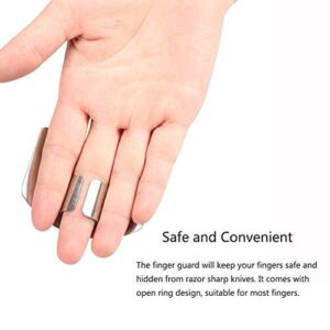 Daddy chef Stainless steel Finger guard knife cutting protector Hand Kitchen Safe slice tool for Chef - Cooking Avoid Hurting When Slicing and chopping