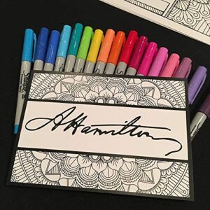 Coloring Broadway HAMILTON | “Legacy” Collection | COLORING POSTCARDS Hand-drawn illustrations - Printed on matte card stock (5" x 7") - Set of 4 Individual Postcards