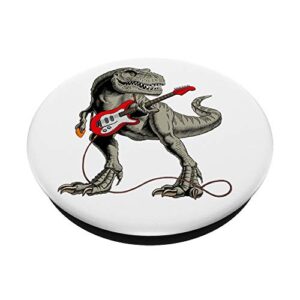 Dinosaur Playing Guitar Pop Socket: PopSocket Guitar