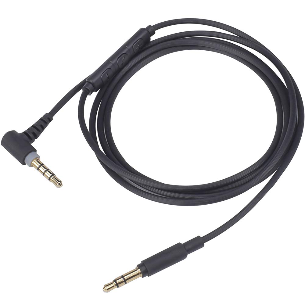 Replacement Black Audio Cable Cord Compatible with Sony MDR-10R MDR-100ABN MDR-1A MDR-1000X MDR-1ADAC WH-1000XM2 WH-1000xm3 WH-CH700N Headphones
