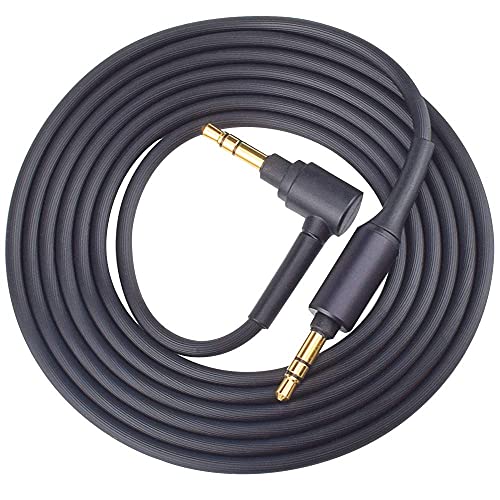 Replacement Audio WH-1000X Headphone Aux Cable Cord Compatible with Sony MDR-XB950BT MDR-1000X WH-1000XM2 WH-1000xm3 WH-CH700N MDR-100ABN MDR-1A MDR-1ADAC MDR-XB950N1 Wireless Headphones (Black)