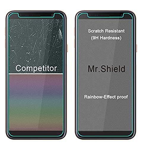 Mr.Shield [3-PACK] Designed For Samsung Galaxy J4 Plus/Galaxy J4+ [Tempered Glass] Screen Protector [Japan Glass With 9H Hardness] with Lifetime Replacement