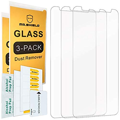 Mr.Shield [3-PACK] Designed For Samsung Galaxy J4 Plus/Galaxy J4+ [Tempered Glass] Screen Protector [Japan Glass With 9H Hardness] with Lifetime Replacement