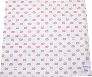 フレンズヒル(friendshill) friends hill kw-362-44 lunch cloth, pink, 20.9 x 20.9 inches (53 x 53 cm), cat manju