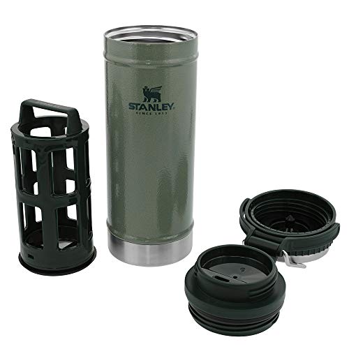 Stanley 10-01855-013 The Travel Mug French Press Hammertone Green 16OZ / .47L