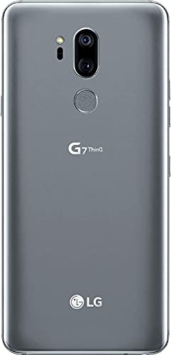 LG Electronics G7 ThinQ Factory Unlocked Phone - 6.1in Screen - 64GB - Platinum Grey (U.S. Warranty) (Renewed)