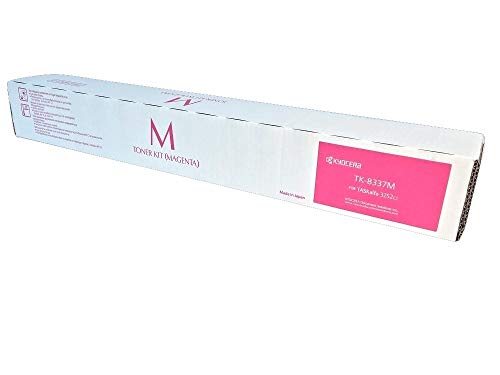 Kyocera 1T02RLBUS0 Model TK-8337M Magenta Toner Cartridge For use with Kyocera TASKalfa 3252ci and 3253ci Color Multifunction Printers, Up to 15000 Pages Yield at 5% Average Coverage