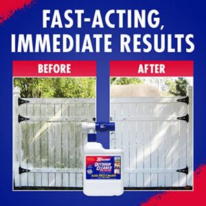 30 SECONDS Mold and Mildew Stain Remover | Outdoor Cleaner | Rapid Results, Cleans Algae, Dirt, and Grime from Fences, Siding, Concrete, Deck | 64 oz. Hose End Spray Bottle - 3 Pack