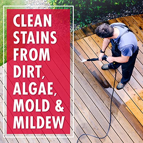 30 SECONDS Mold and Mildew Stain Remover | Outdoor Cleaner | Rapid Results, Cleans Algae, Dirt, and Grime from Fences, Siding, Concrete, Deck | 64 oz. Hose End Spray Bottle - 3 Pack