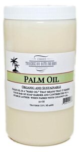 traverse bay bath and body palm oil, soap making supplies. organic, sustainable, kosher, 32 fl oz. diy projects.