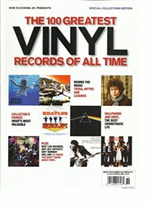 the 100 greatest vinyl records of all time magazine, special collectors edition,