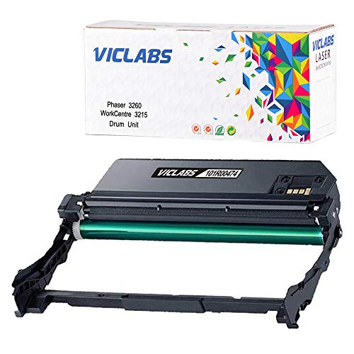 VicLabs Compatible 3215 101R00474 Drum Unit, Replacement for 101R00474 Drum Unit Works with Phaser 3260 Toner WorkCentre 3215 Toner Cartridge-High Yield 10,000 Pages,1-Pack