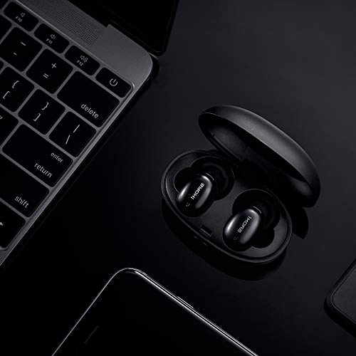 1MORE Stylish True Wireless in-Ear Headphones TWS Bluetooth Wireless Earphones Mini Earbuds with DSP ENC, Phone/Volume Control, Lightweight Portable, Charging Case, 7.5H Battery, MEMS Mic - Black
