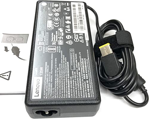 Lenovo 20V 6.7A 135W Slim Tip AC Adapter for Lenovo ideapad Z710 Ideapad Y50-70 Thinkpad t440p t450p t460p t530 t540 t540p t560 w510 ADL135NDC3A