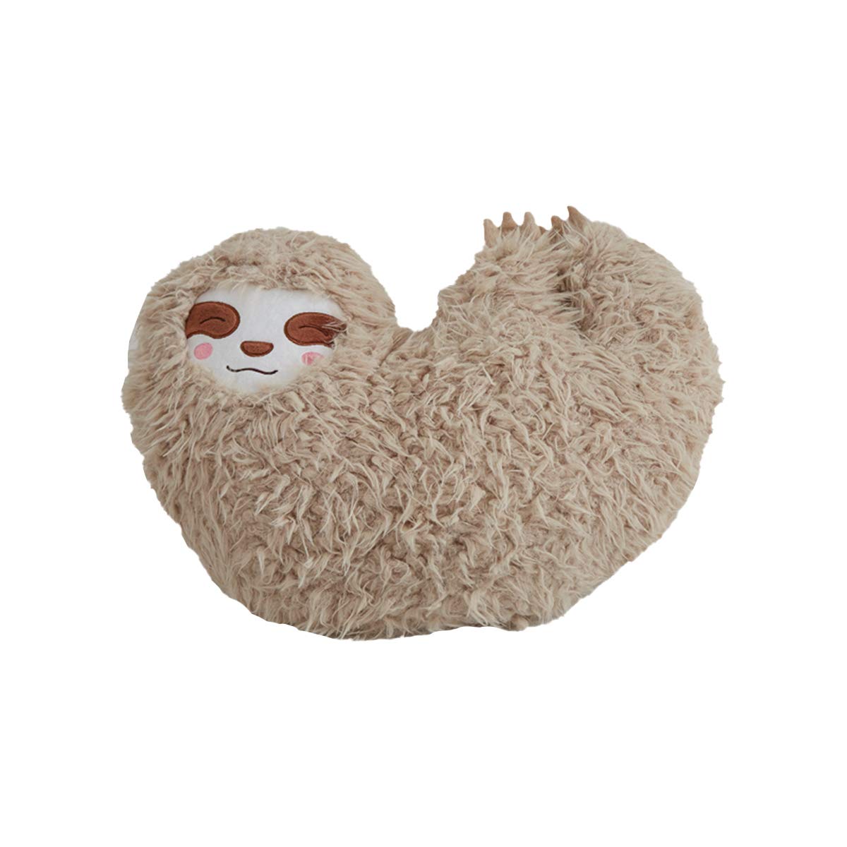 Nooer Plush Soft Cute Girl Sloth Pillow 16 Inch