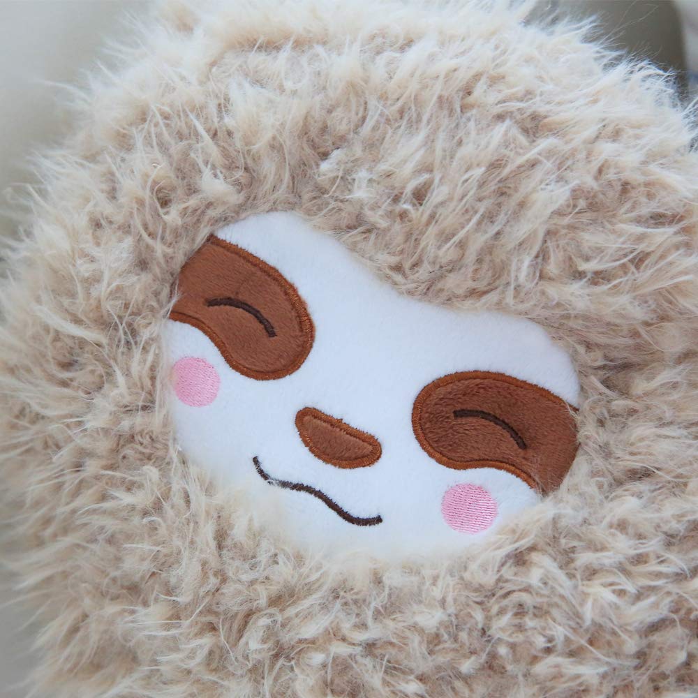 Nooer Plush Soft Cute Girl Sloth Pillow 16 Inch