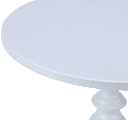 Hotity 12 Inch Cake Stand Round Cupcake Stands Metal Dessert Display Cake Stands, White