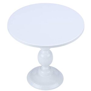 Hotity 12 Inch Cake Stand Round Cupcake Stands Metal Dessert Display Cake Stands, White