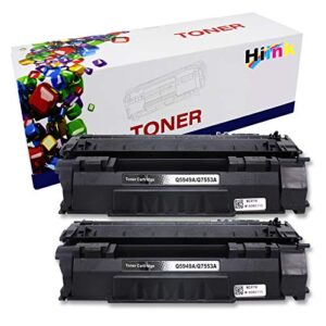 hiink compatible toner cartridge replacement for hp 49a toner q5949a use with laserjet 1160 1160le 1320 1320n 1320nw 1320t 1320tn 3390 3392 printers (2-pack)