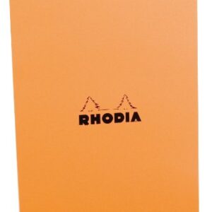 Rhodia Wirebound Pad - A4 (8.25 x 11.75 inches) - Grid, Orange, Pack of 3