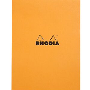 Rhodia Wirebound Pad - A4 (8.25 x 11.75 inches) - Grid, Orange, Pack of 3