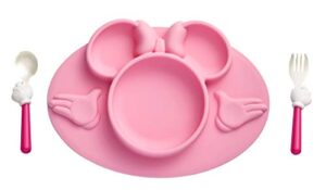 the first years disney minnie mouse mealtime set , pink 3-piece(pack of 1)
