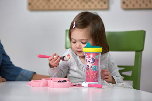 The First Years Disney Minnie Mouse Mealtime Set , Pink 3-Piece(Pack of 1)