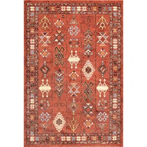 nuLOOM Transitional Tribal Wilma Area Rug, 5' x 8', Orange