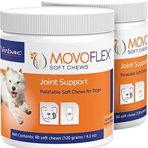 MOVOFLEX Joint Support Soft Chews for Dogs Small 120Count, Brown