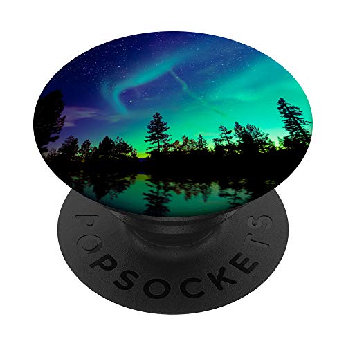 Northern Polar Lights PopSockets PopGrip: Swappable Grip for Phones & Tablets