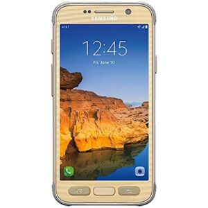 samsung galaxy s7 active g891a 32gb gsm unlocked shatter-resistant, extremely durable smartphone w/ 12mp camera (gold)