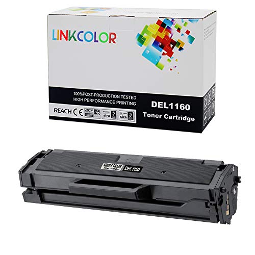 Linkcolor Compatible Toner Cartridge Replacement for Dell 1160 331-7335 YK1PM HF44N HF442 Used in Dell B1160 Dell B1160w Dell B1163w Dell B1165nfw (Black,1Pack)