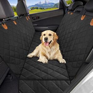 Kytely Upgraded Dog Car Seat Cover Pet Seat Covers for Back Seat, Scratch Proof & Nonslip Backing & Hammock, 600D Heavy Duty Dog Seat Cover for Cars, Trucks and Suvs