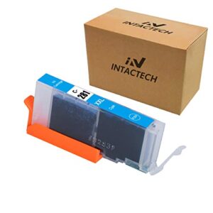 intactech compatible ink cartridge replacement for canon cli-281 xxl cyan ink tank cli-281 c work with pixma ts6120 ts8120 tr7520 tr8520 ts9120 ts6220 ts8220 ts9520 ts9521c ts702 printers (1 pk)