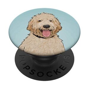 goldendoodle - labradoodle popsockets popgrip: swappable grip for phones & tablets