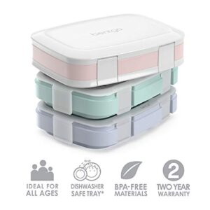 Bentgo® Fresh 3-Pack Meal Prep Lunch Box Set - Reusable 3-Compartment Containers for meal Prepping, Healthy Eating On-the-Go, and Balanced Portion-Control - BPA-Free, Microwave & Dishwasher Safe