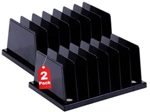1intheoffice desk step sorter - 7 compartments (2 pack)