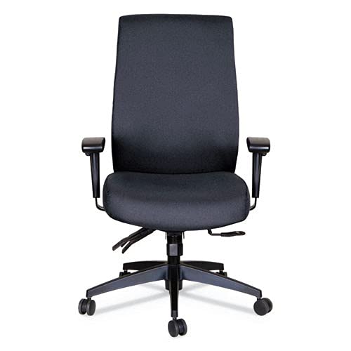 Alera ALEHPT4101 Wrigley Series 24/7 High Performance High-Back Multi-Function Task Chair - Black
