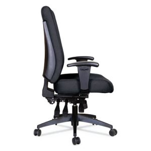 Alera ALEHPT4101 Wrigley Series 24/7 High Performance High-Back Multi-Function Task Chair - Black