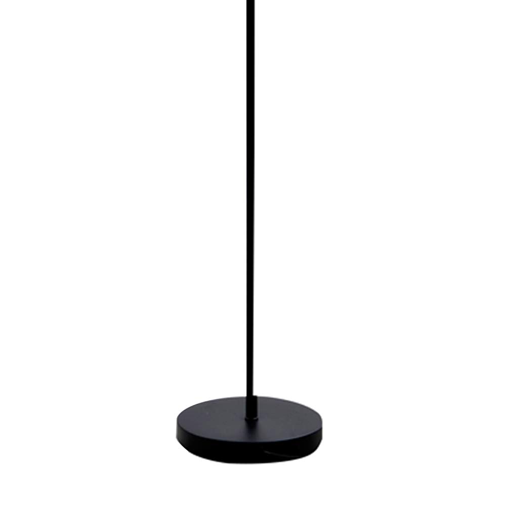 Catalina 21438-000 Modern 2-Light Zen Stick Floor Lamp with Rice Paper Shade, 70", Black