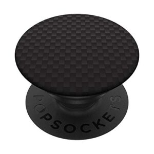 carbon fibre black pattern design pop sockets for boys