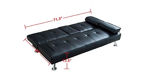 Legend Vansen Sofa Bed, Black