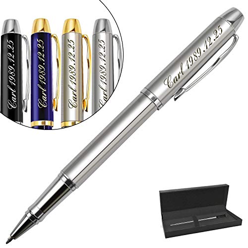 Aolun Personalized Pens,Custom Engraved Ballpoint Pen,Perfect for Birthday,Business,Party with Name, Slogan or Logo-Black Ink & 0.7mm…